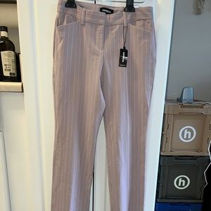 NEW with Tags EXPRESS Pink Pinstripe Editor Barely Boot Low Rise - Sz 2
